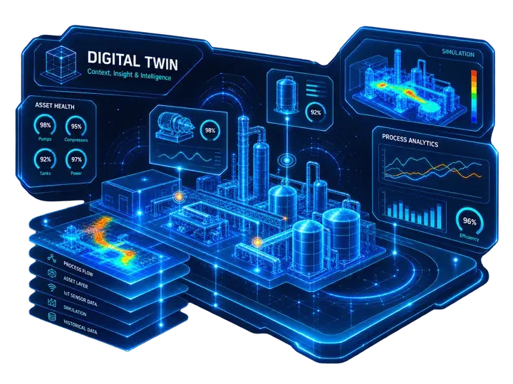DIGITAL TWIN & AI architecture layer